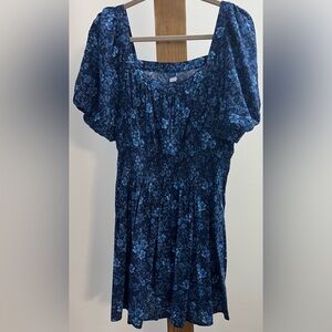 Floral‎ Blue Women's dress